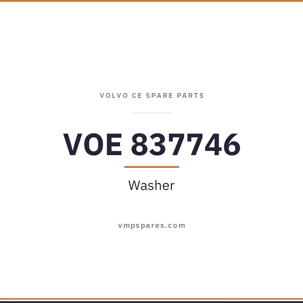 VOE 837746 – Washer