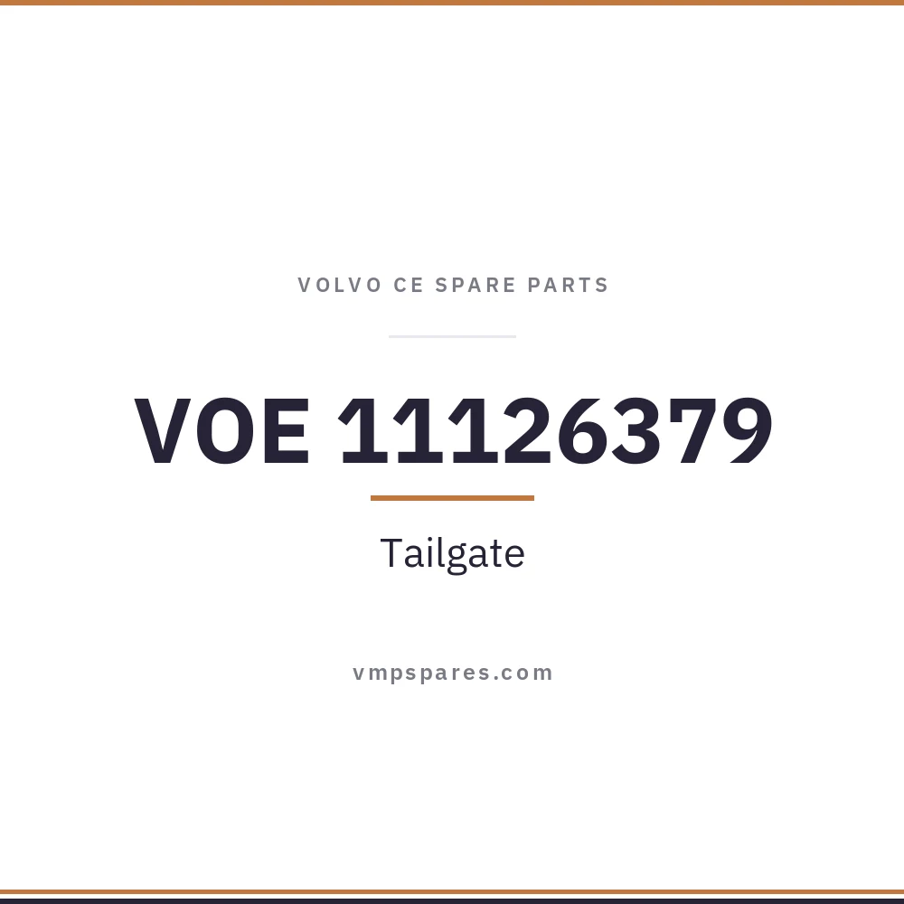 VOE 11126379 – Tailgate