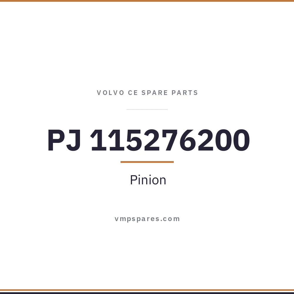 PJ 115276200 – Pinion
