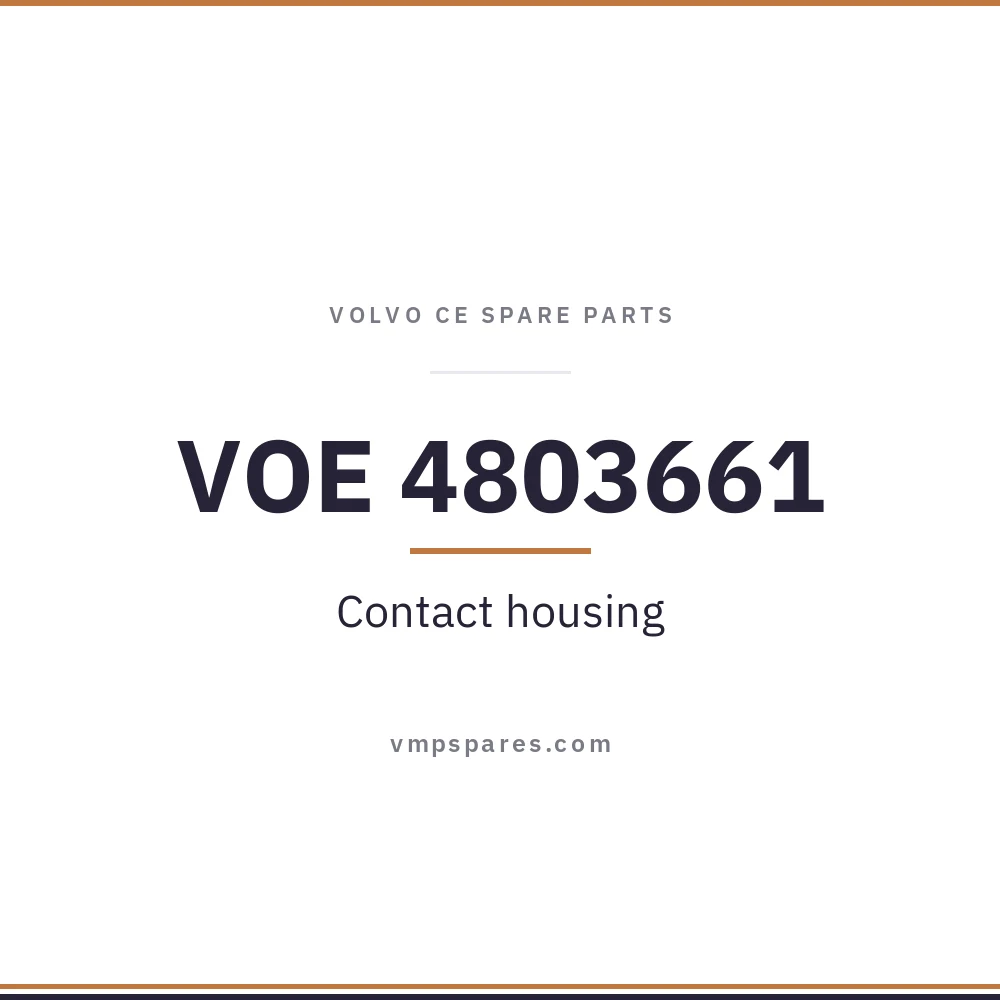 VOE 4803661 – Contact housing