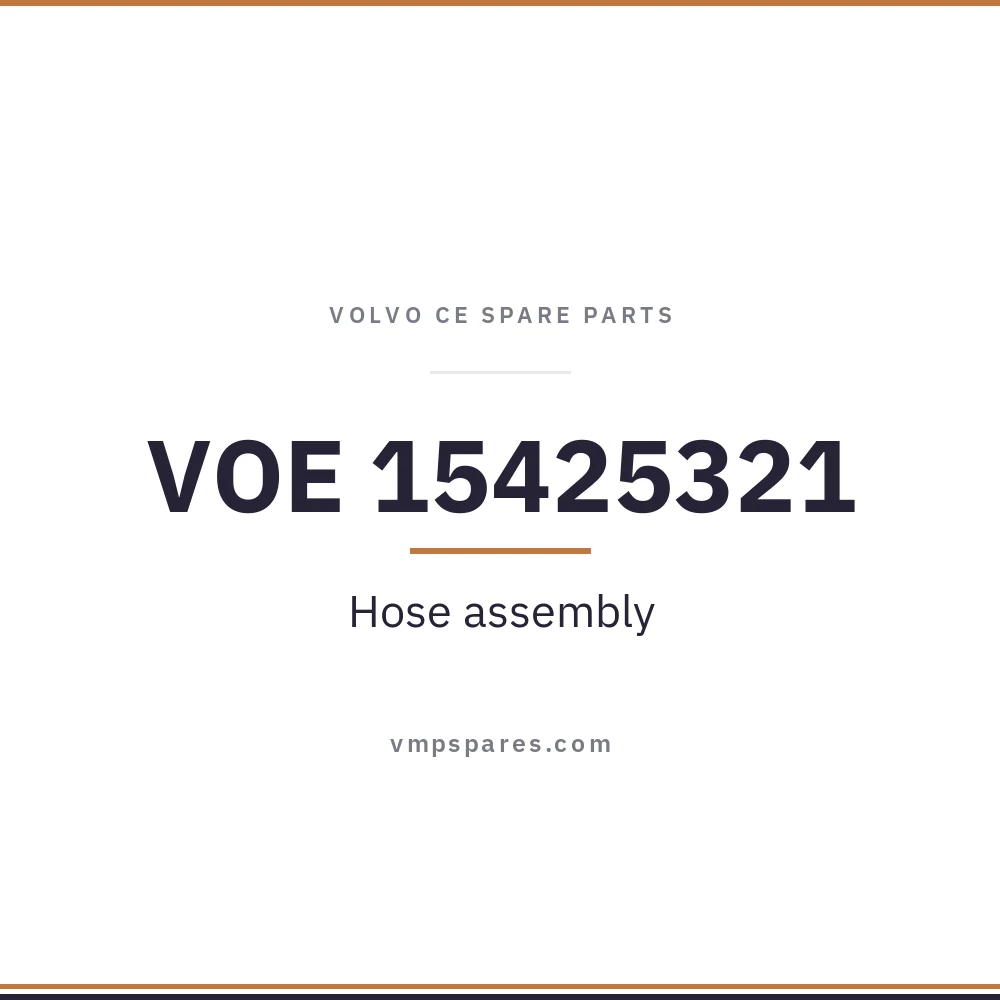 VOE 15425321 – Hose assembly