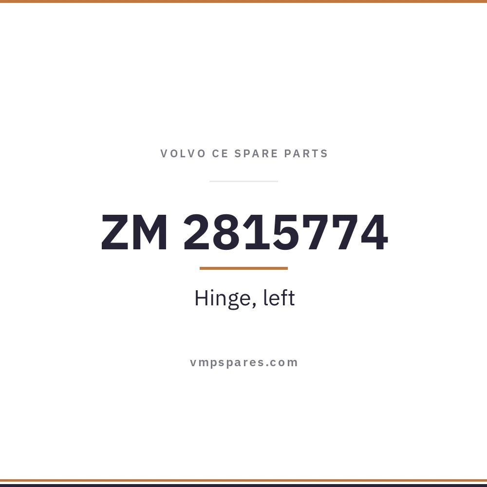 ZM 2815774 – Hinge, left