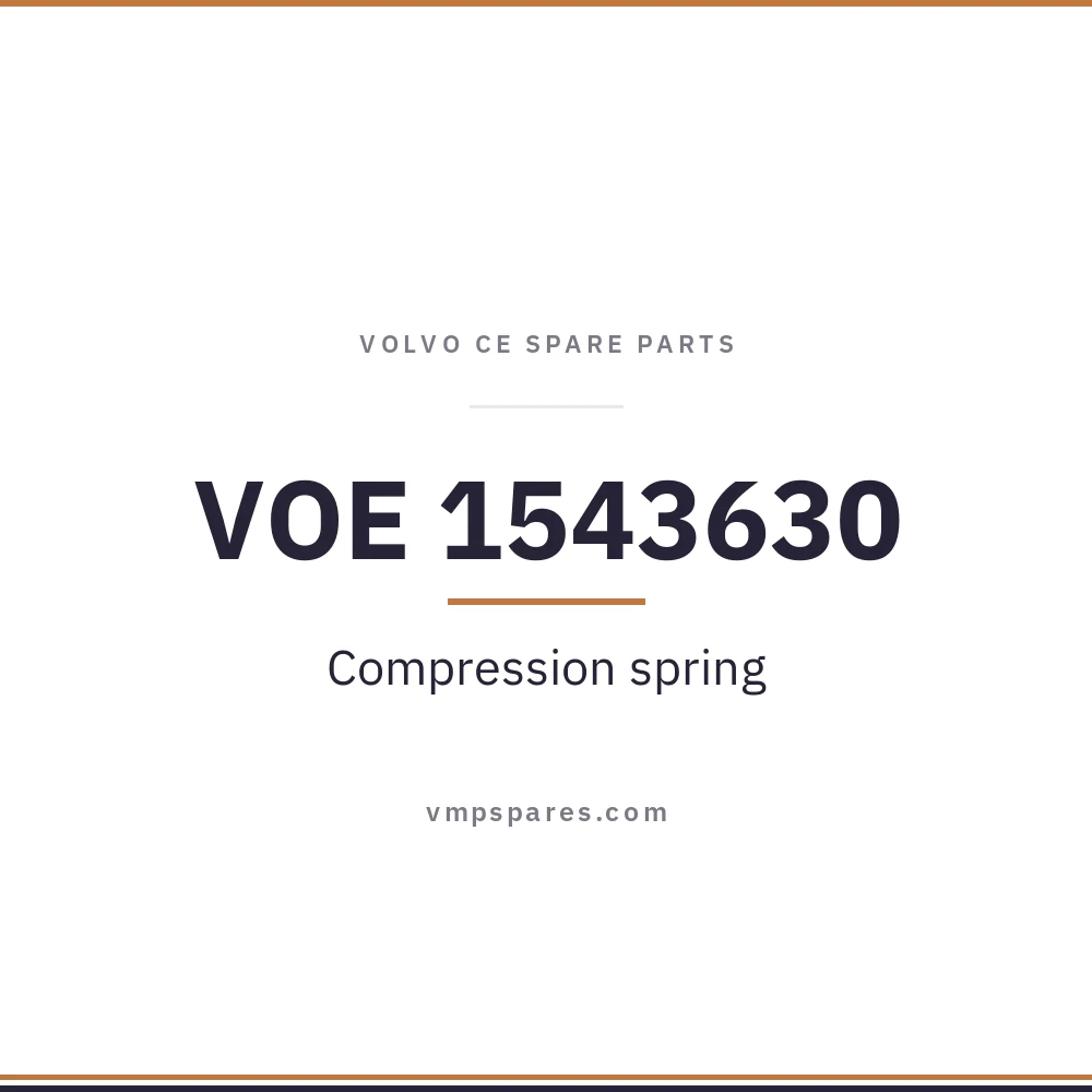 VOE 1543630 – Compression spring