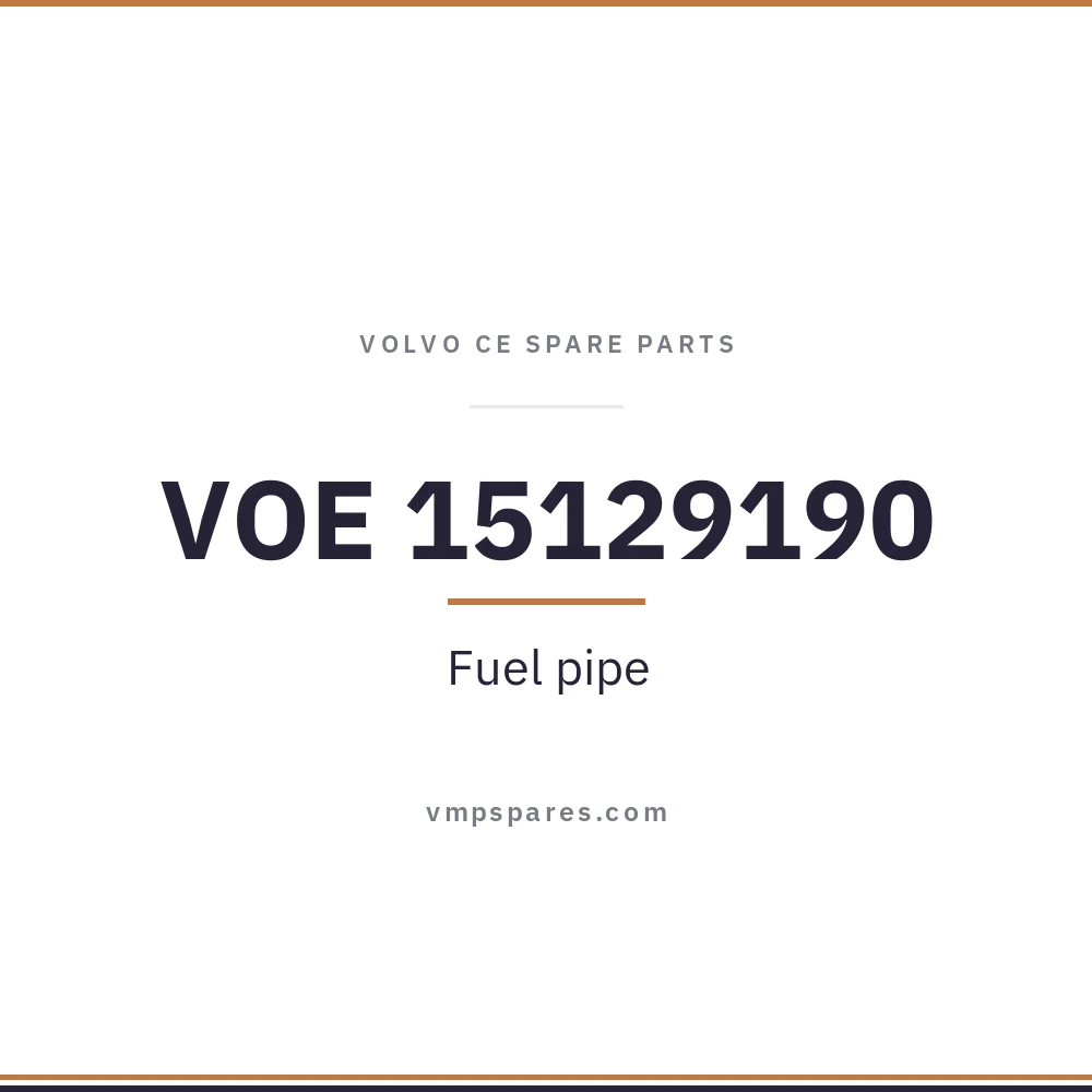 VOE 15129190 – Fuel pipe