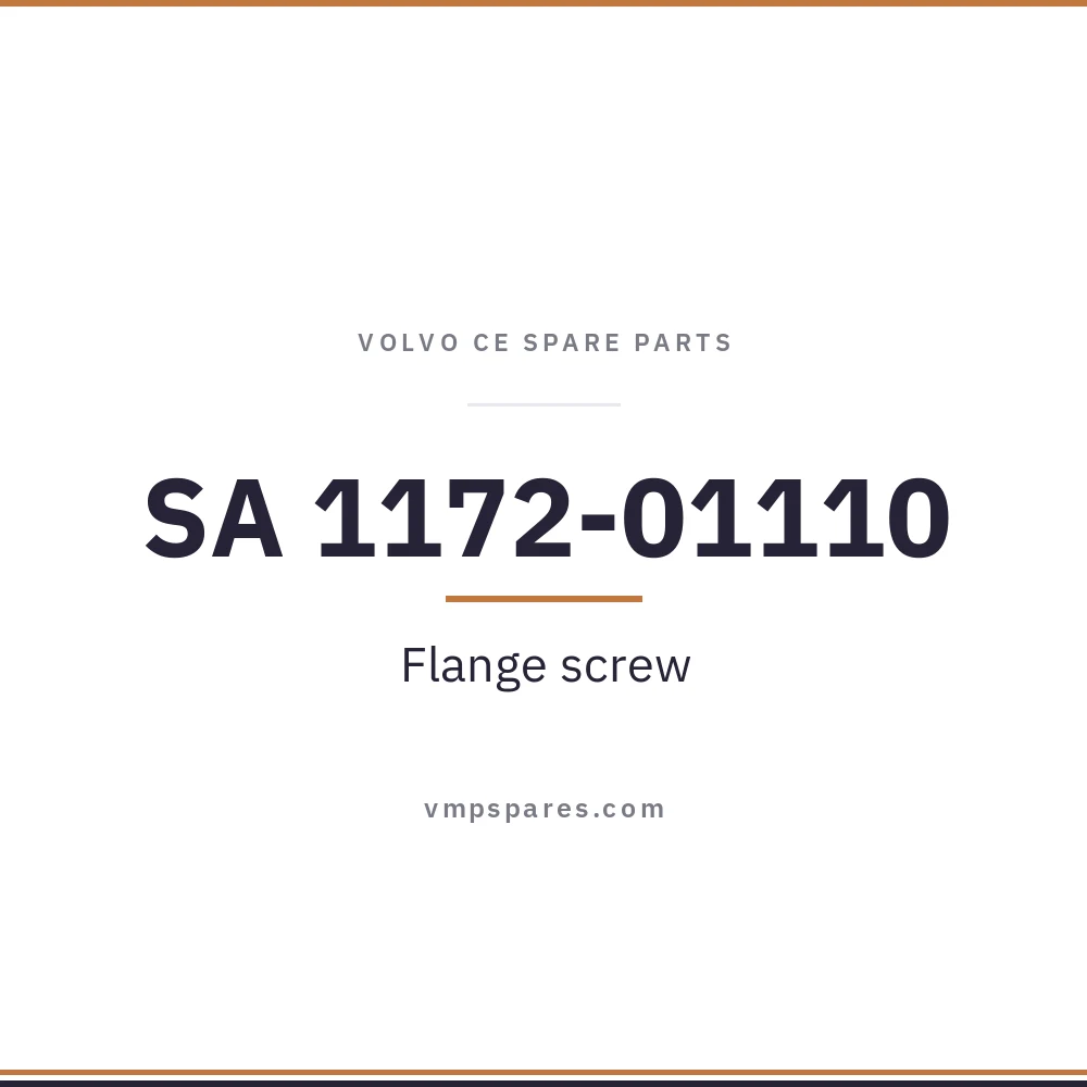 SA 1172-01110 – Flange screw