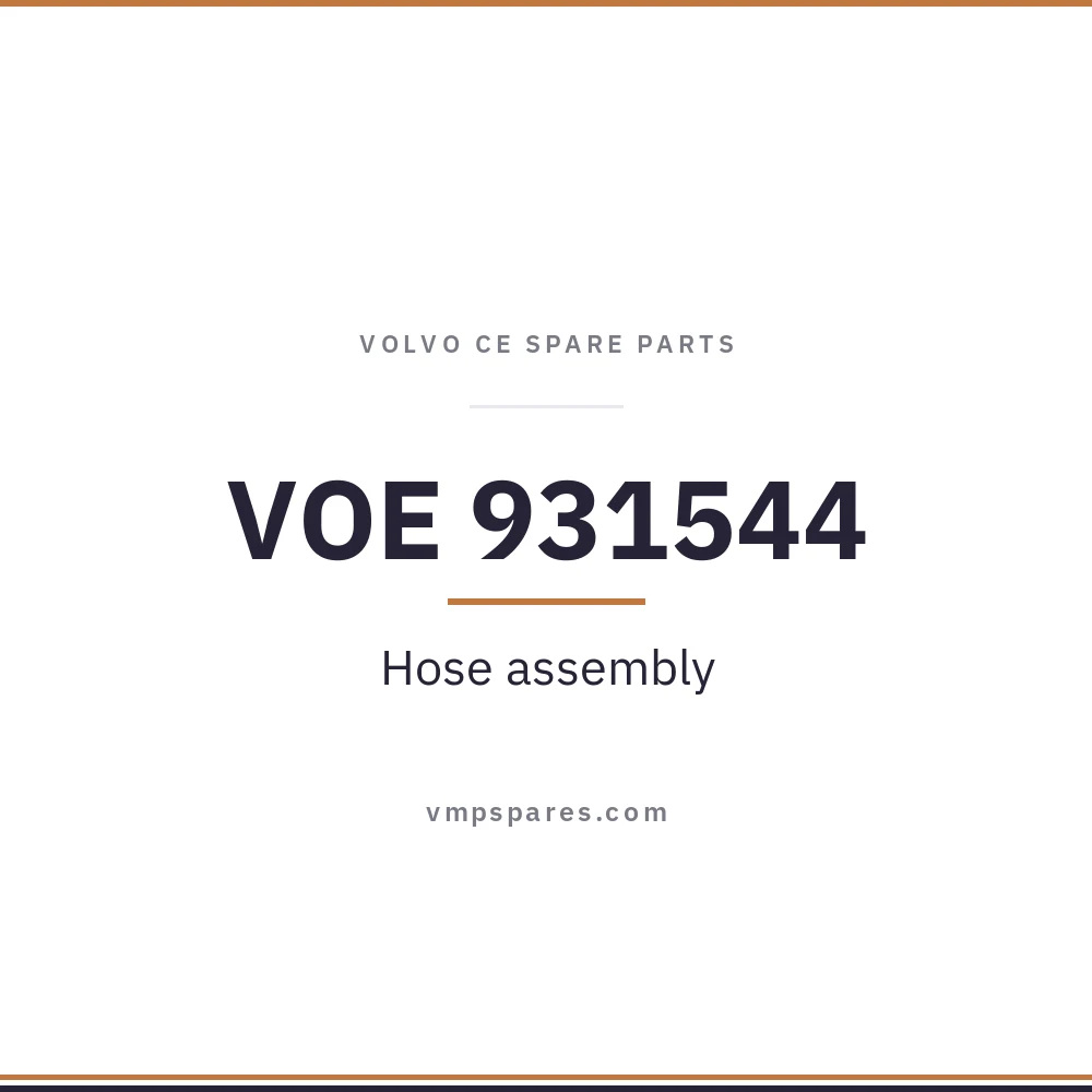 VOE 931544 – Hose assembly