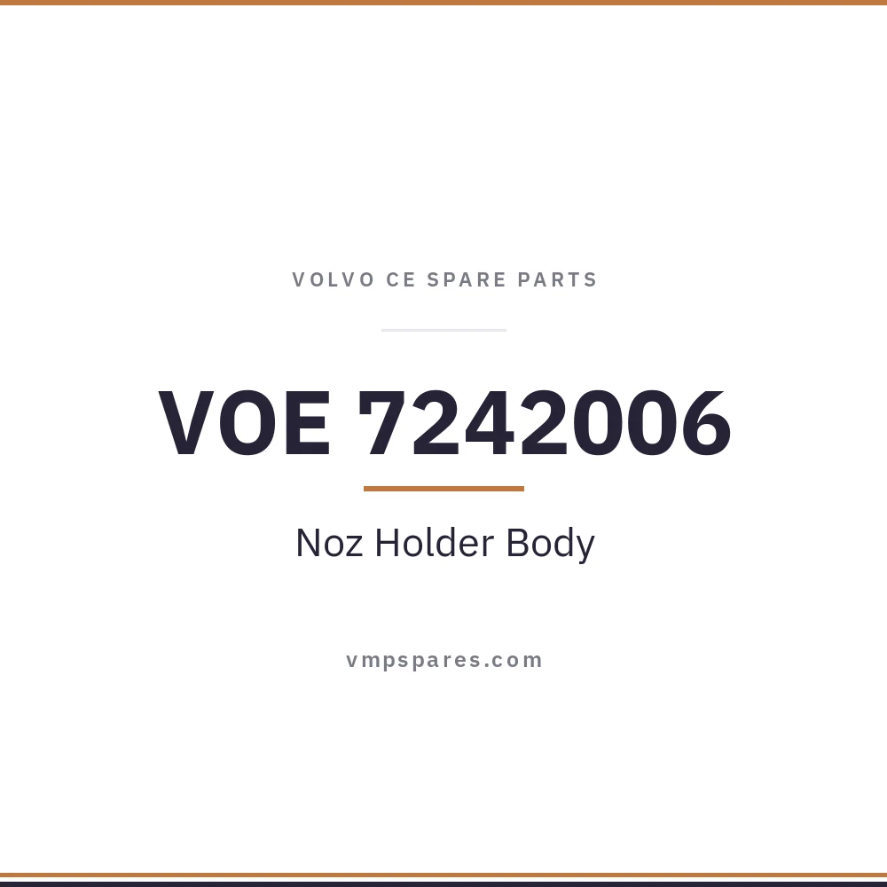 VOE 7242006 – Noz Holder Body