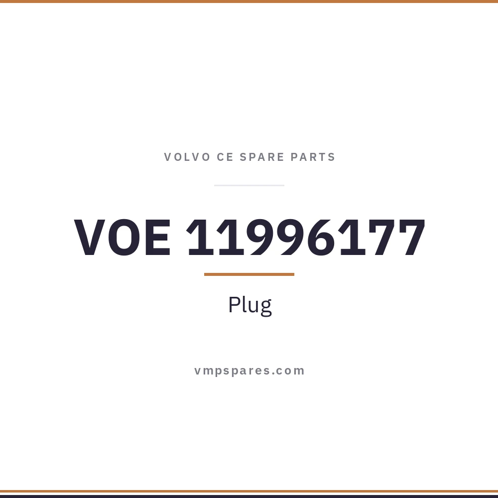 VOE 11996177 – Plug