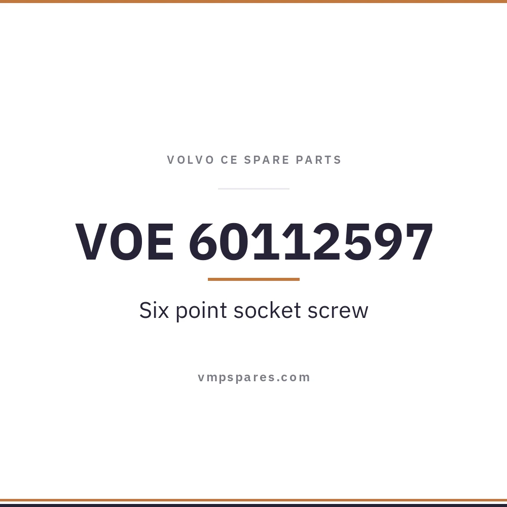 VOE 60112597 – Six point socket screw