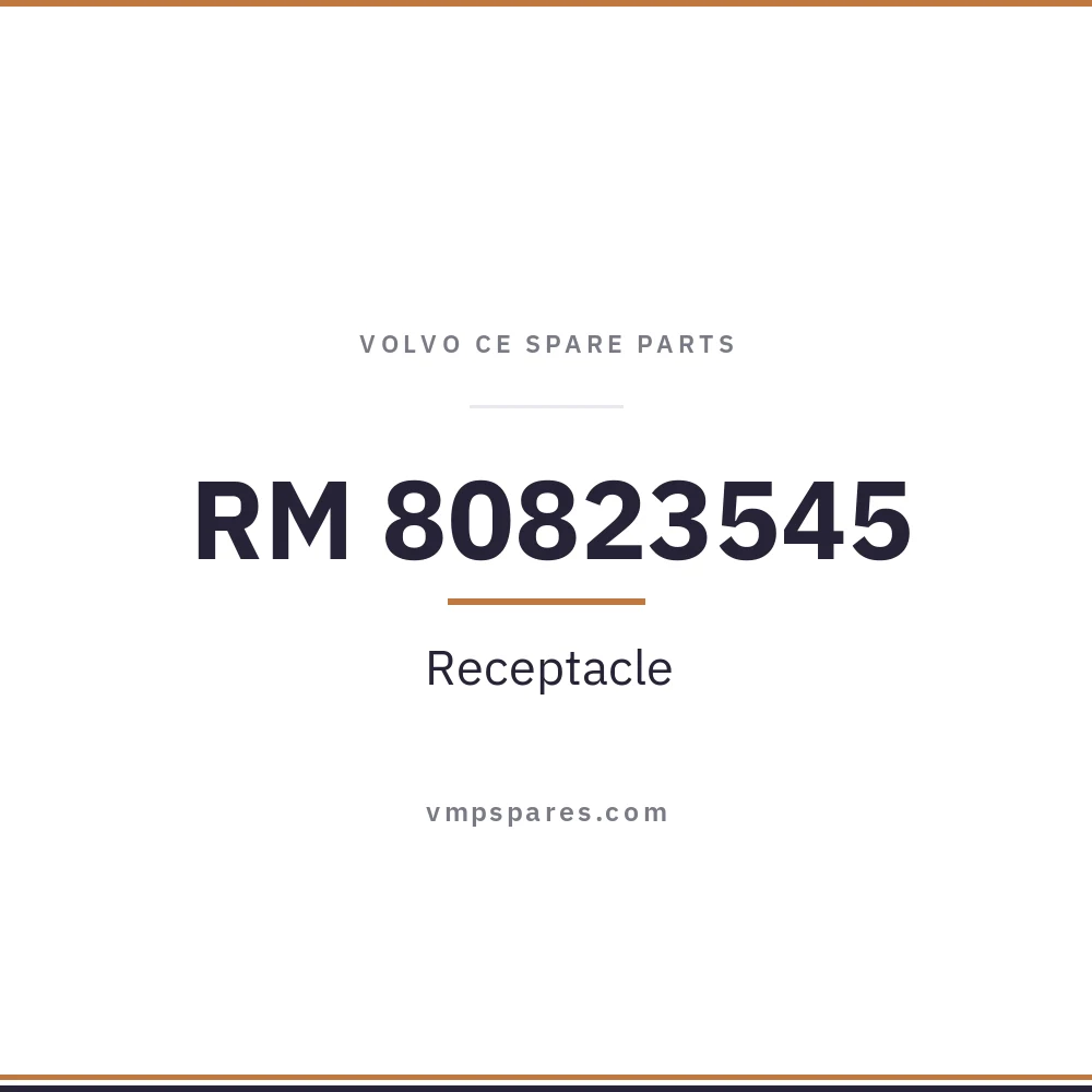 RM 80823545 – Receptacle
