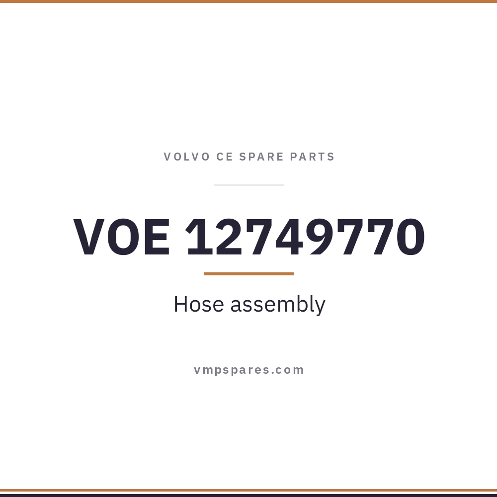 VOE 12749770 – Hose assembly