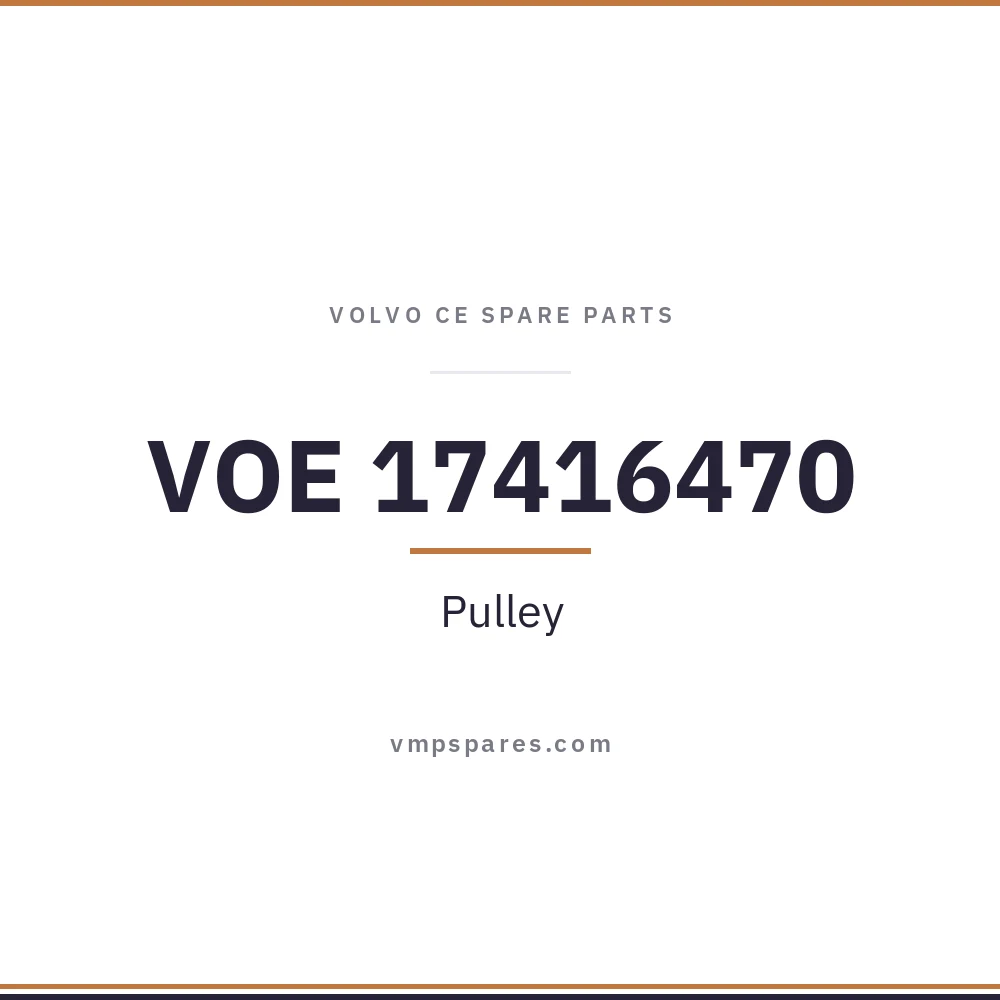 VOE 17416470 – Pulley