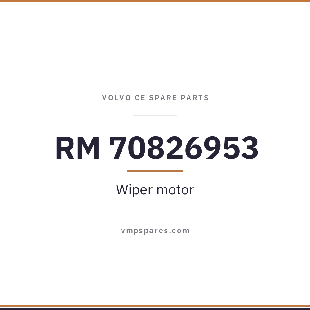 RM 70826953 – Wiper motor