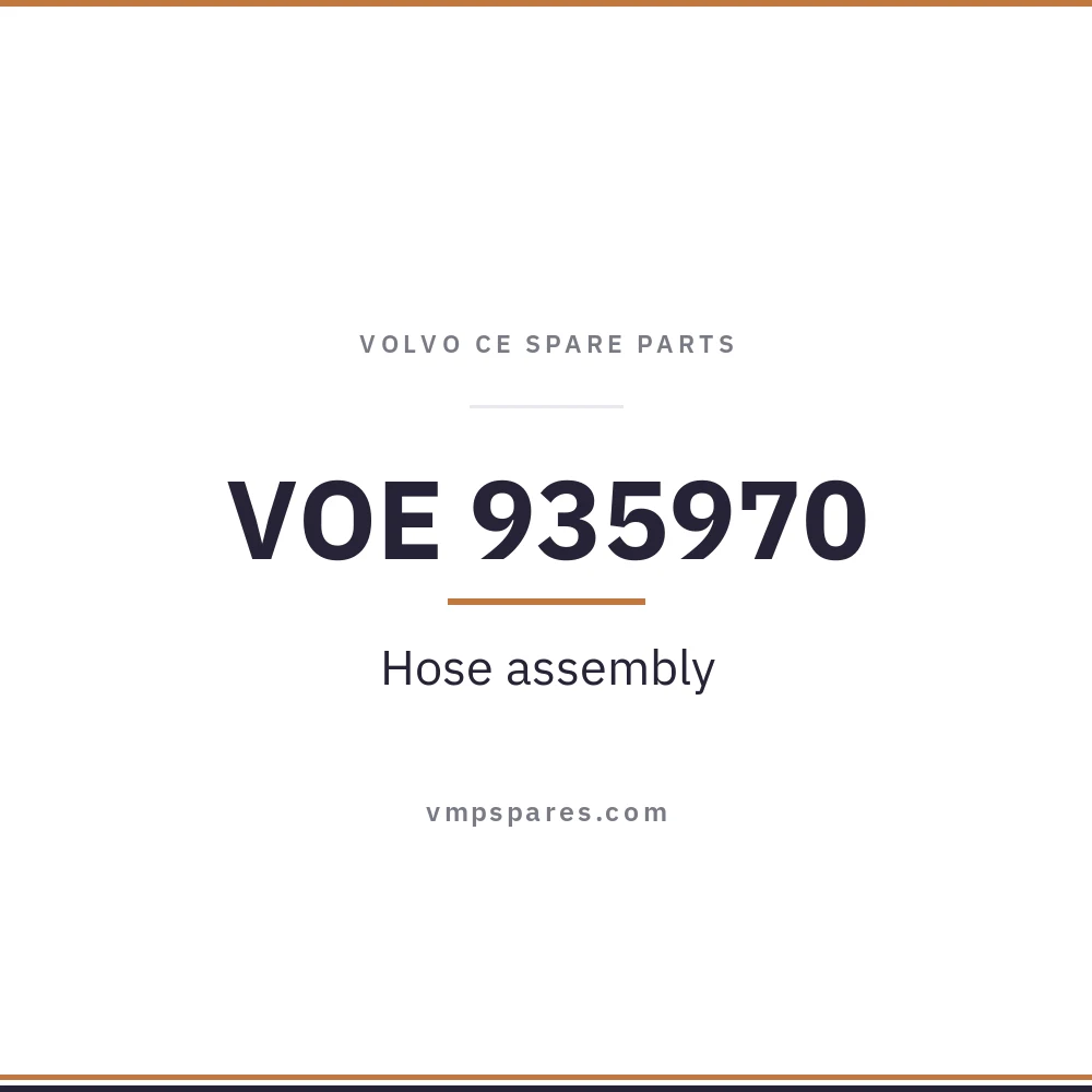 VOE 935970 – Hose assembly
