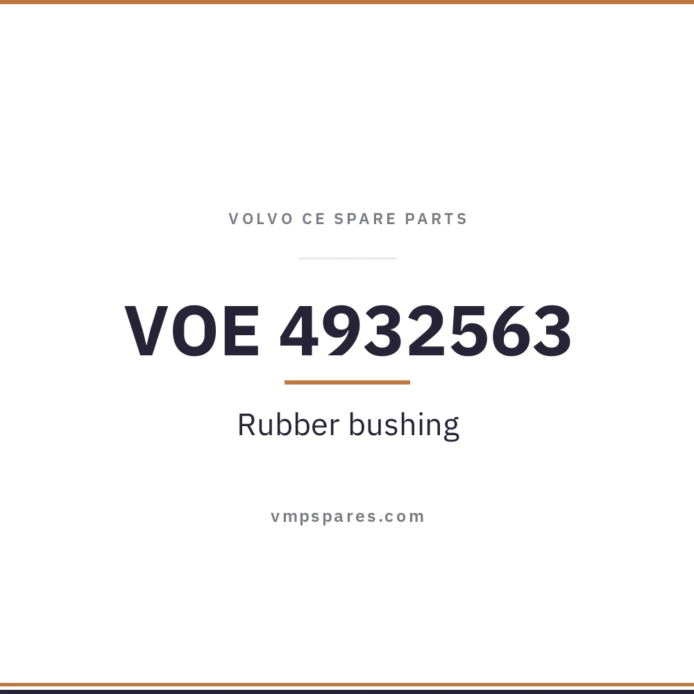 VOE 4932563 – Rubber bushing