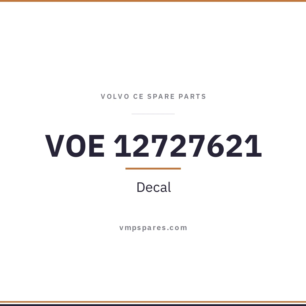 VOE 12727621 – Decal