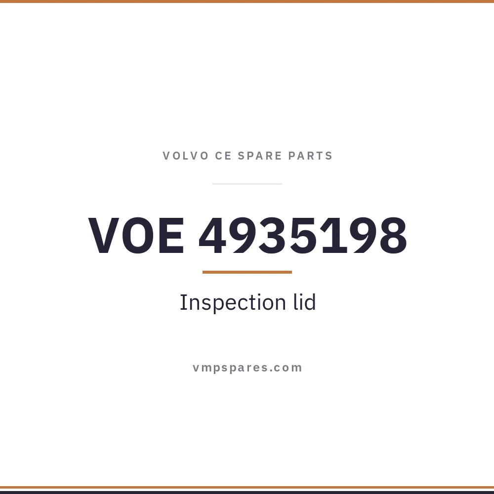 VOE 4935198 – Inspection lid