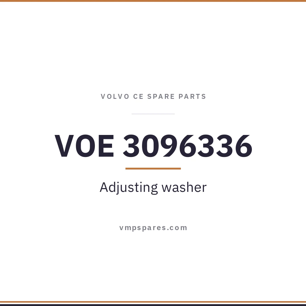 VOE 3096336 – Adjusting washer