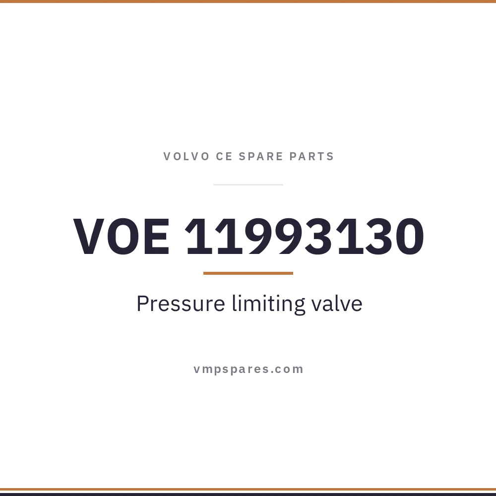 VOE 11993130 – Pressure limiting valve