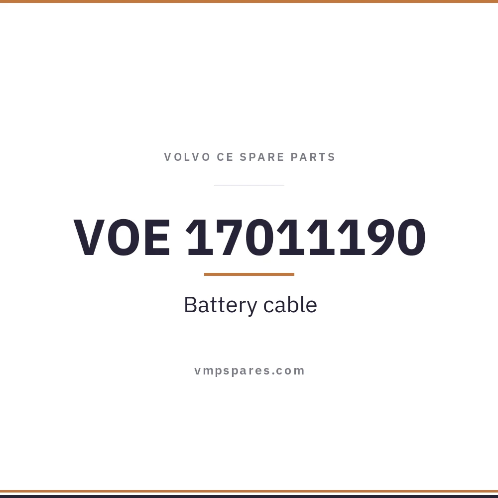 VOE 17011190 – Battery cable