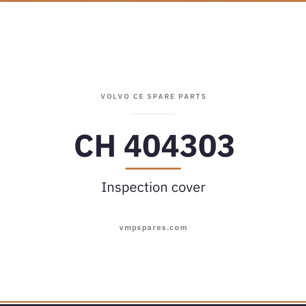 CH 404303 – Inspection cover