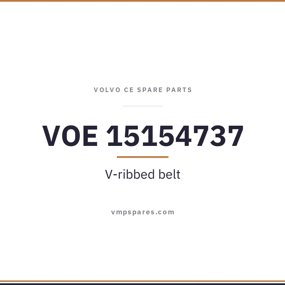 VOE 15154737 – V-ribbed belt