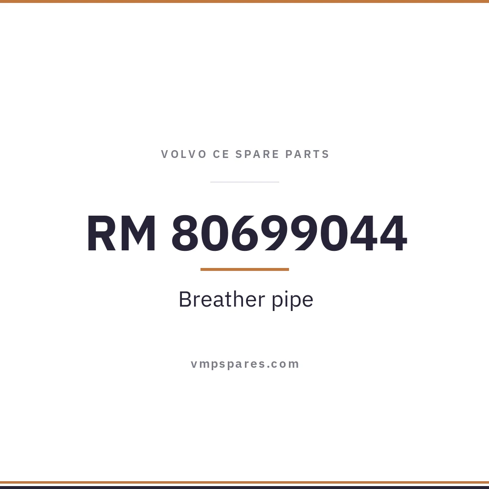 RM 80699044 – Breather pipe