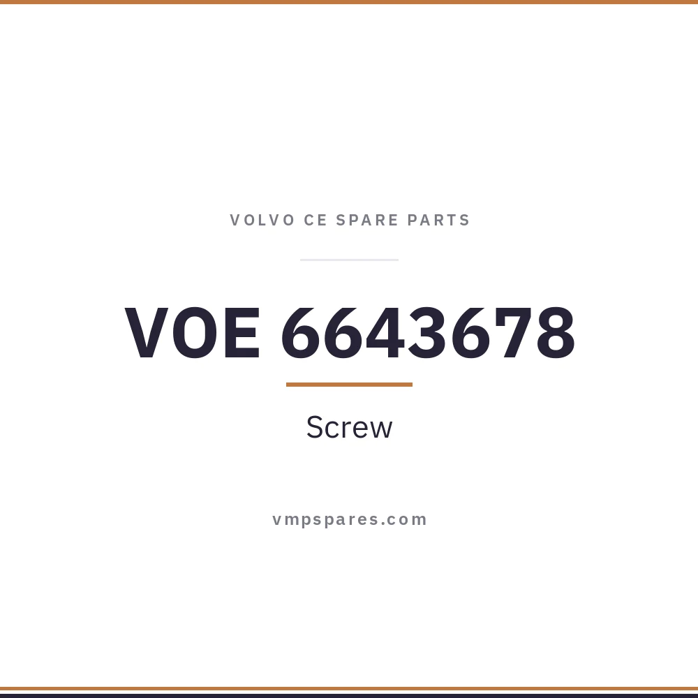 VOE 6643678 – Screw