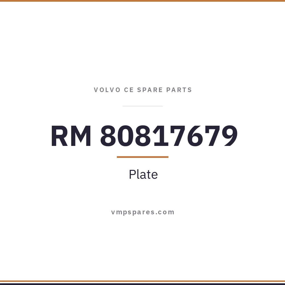 RM 80817679 – Plate