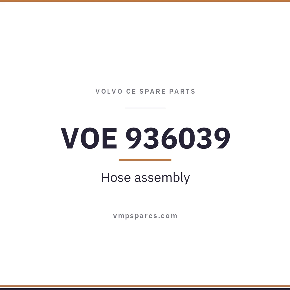 VOE 936039 – Hose assembly