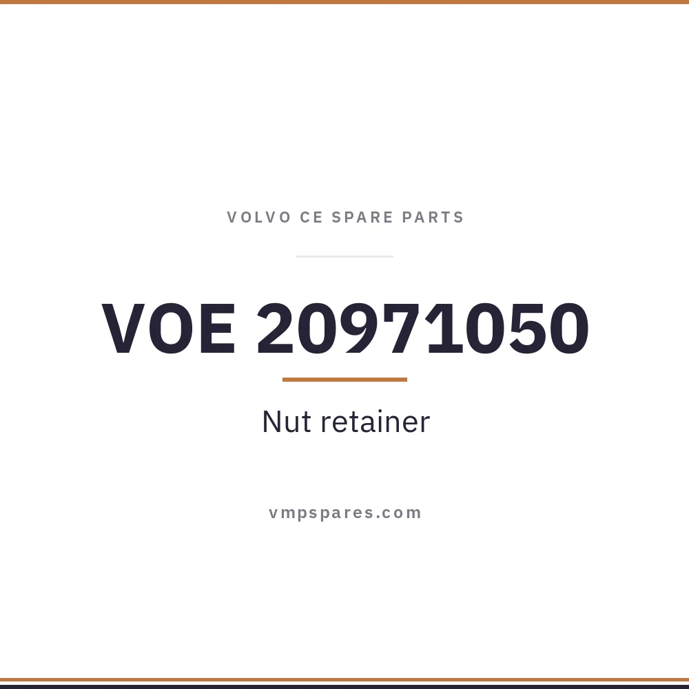 VOE 20971050 – Nut retainer