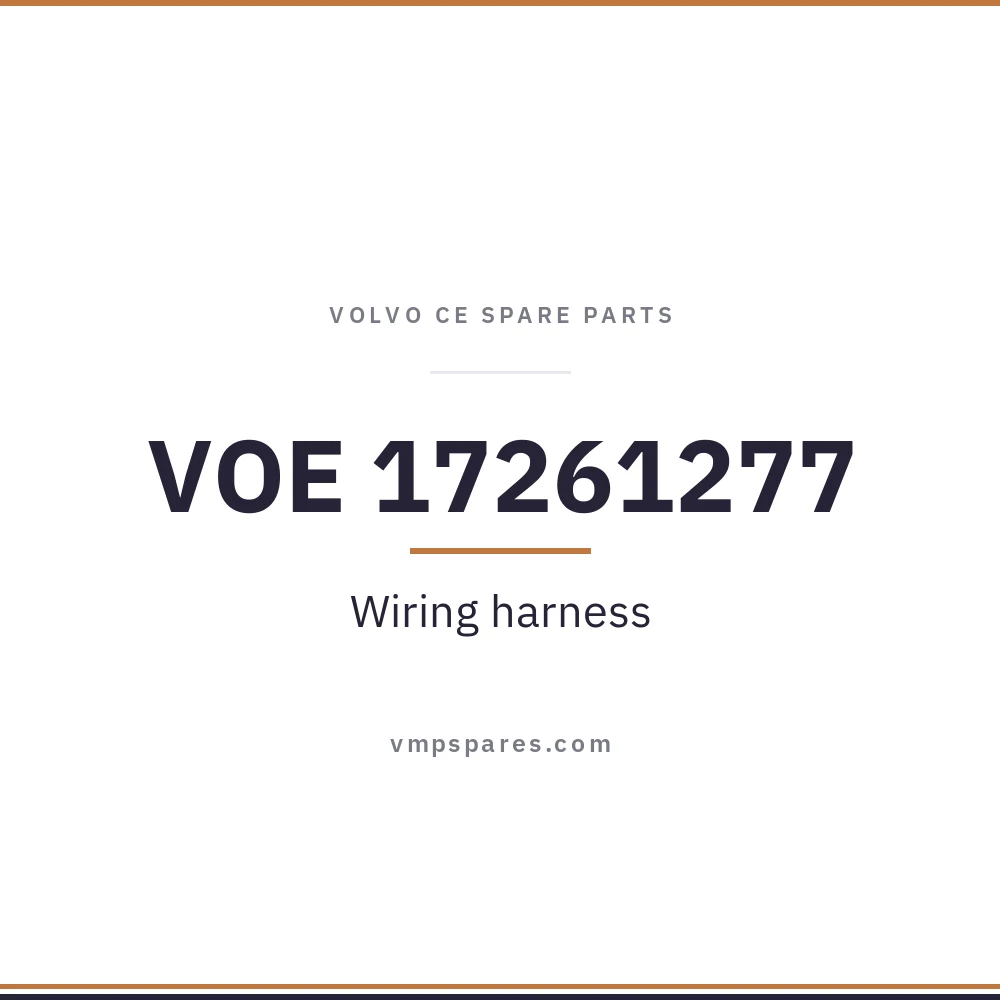 VOE 17261277 – Wiring harness