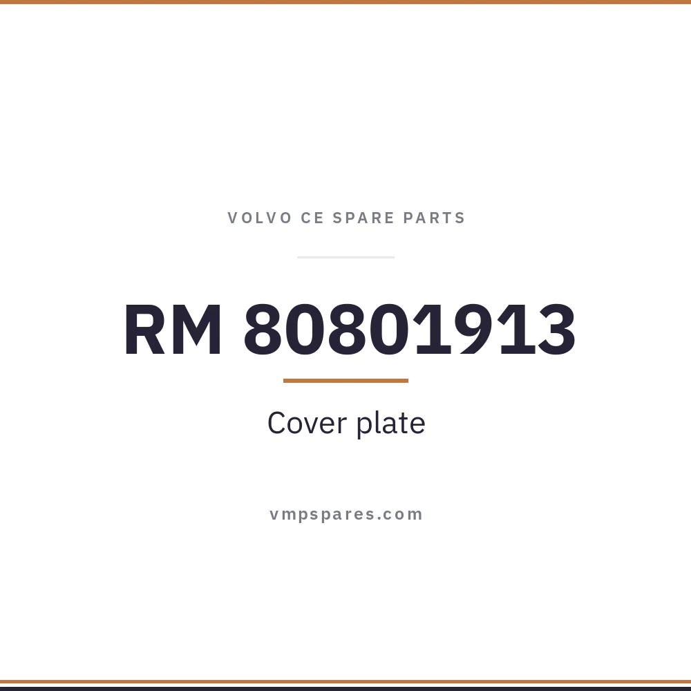 RM 80801913 – Cover plate
