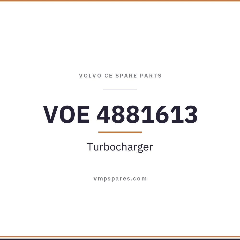 VOE 4881613 – Turbocharger