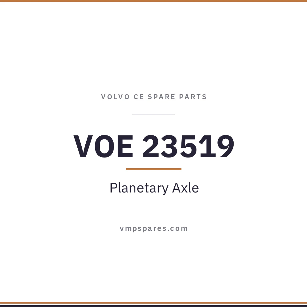 VOE 23519 – Planetary Axle