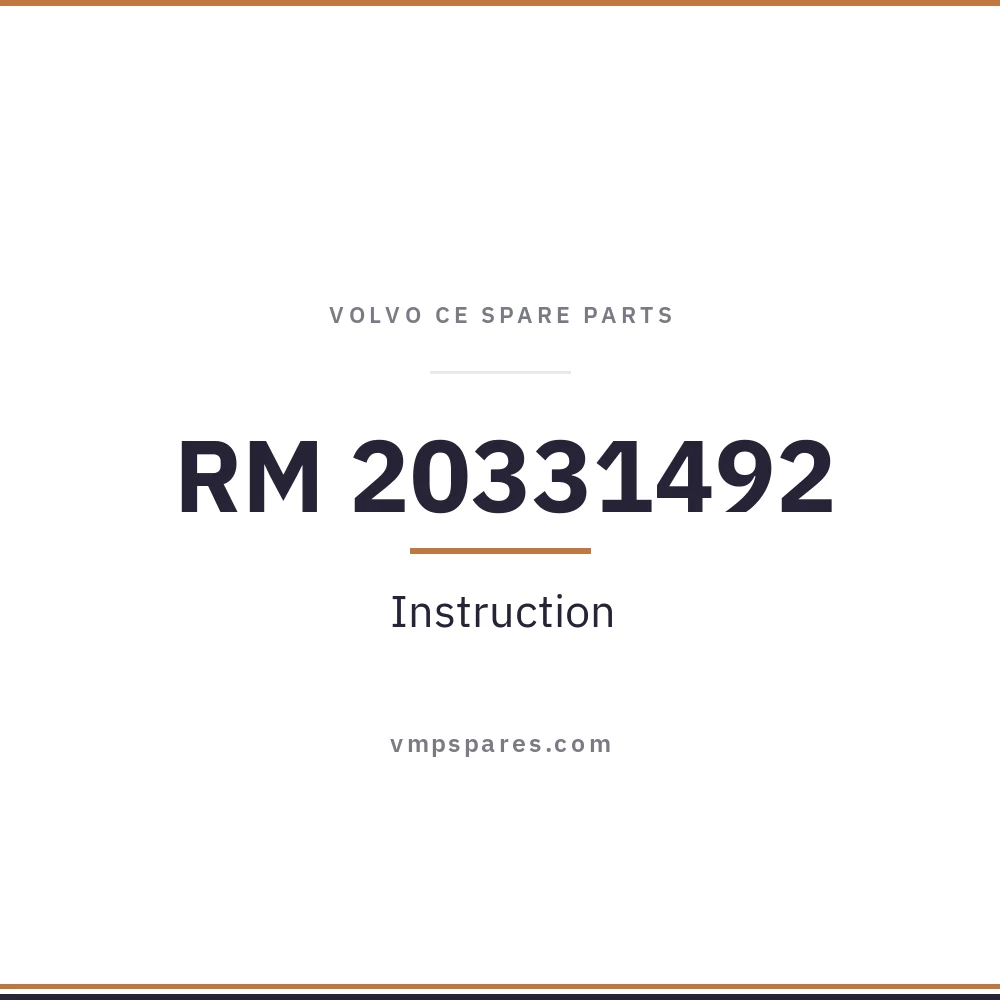 RM 20331492 – Instruction