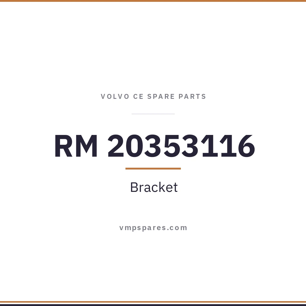 RM 20353116 – Bracket