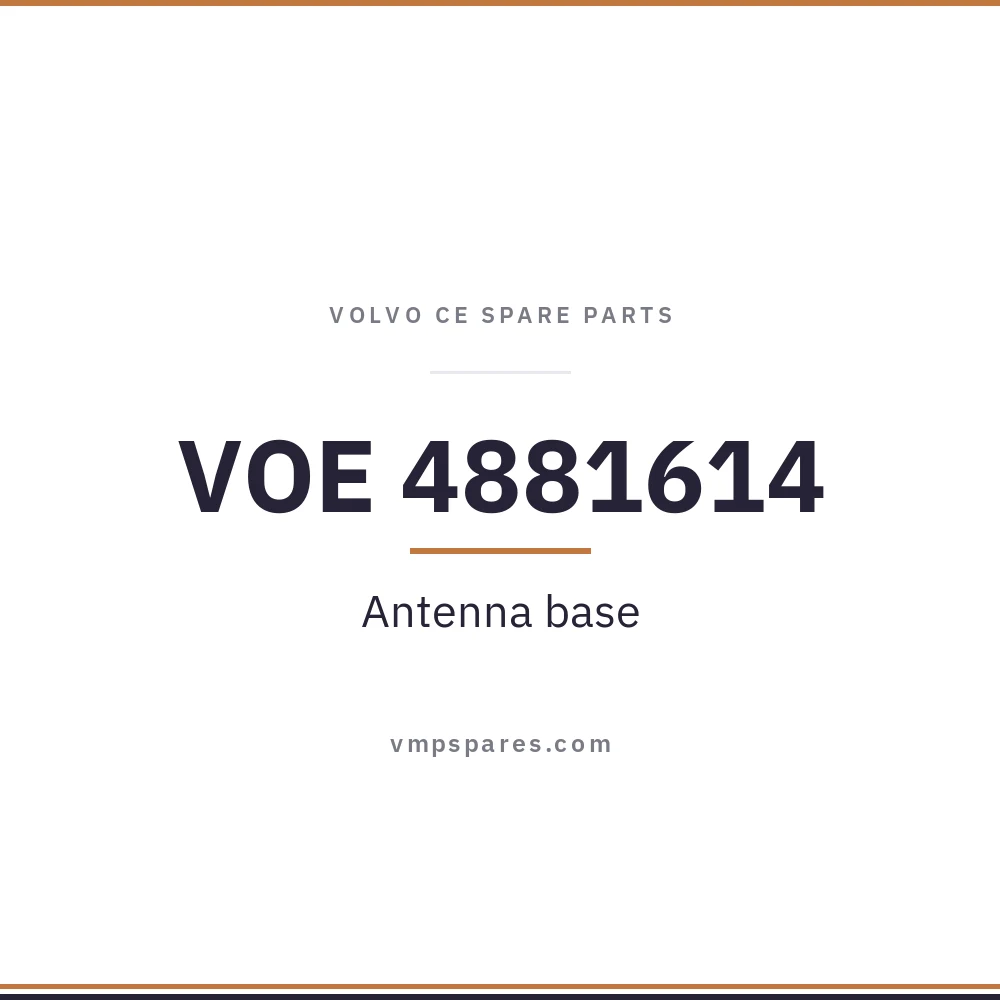 VOE 4881614 – Antenna base