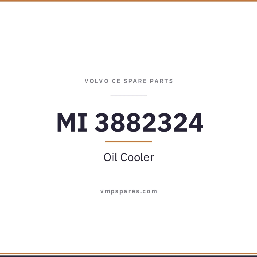 MI 3882324 – Oil Cooler