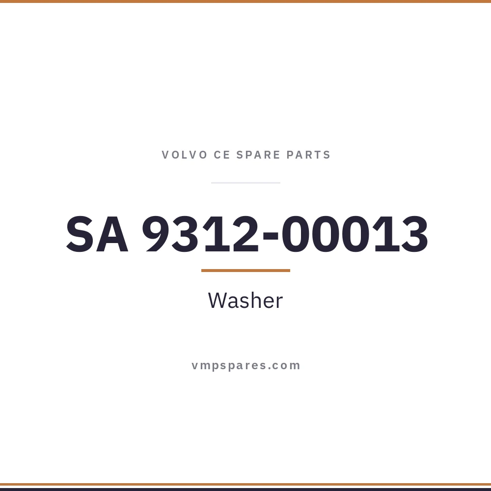 SA 9312-00013 – Washer