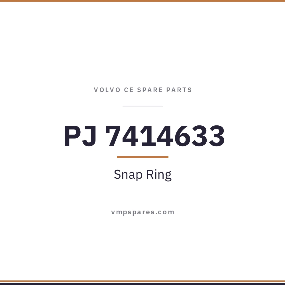 PJ 7414633 – Snap Ring