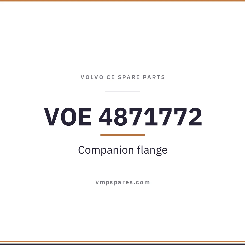 VOE 4871772 – Companion flange