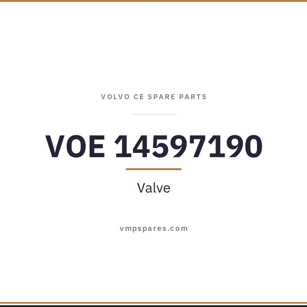 VOE 14597190 – Valve