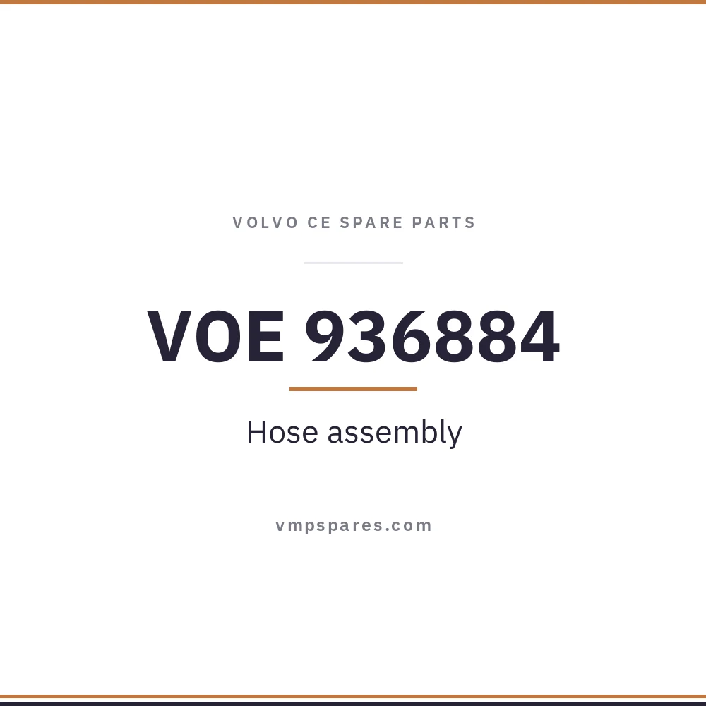 VOE 936884 – Hose assembly
