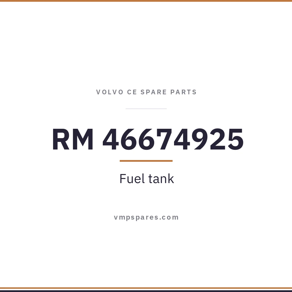 RM 46674925 – Fuel tank