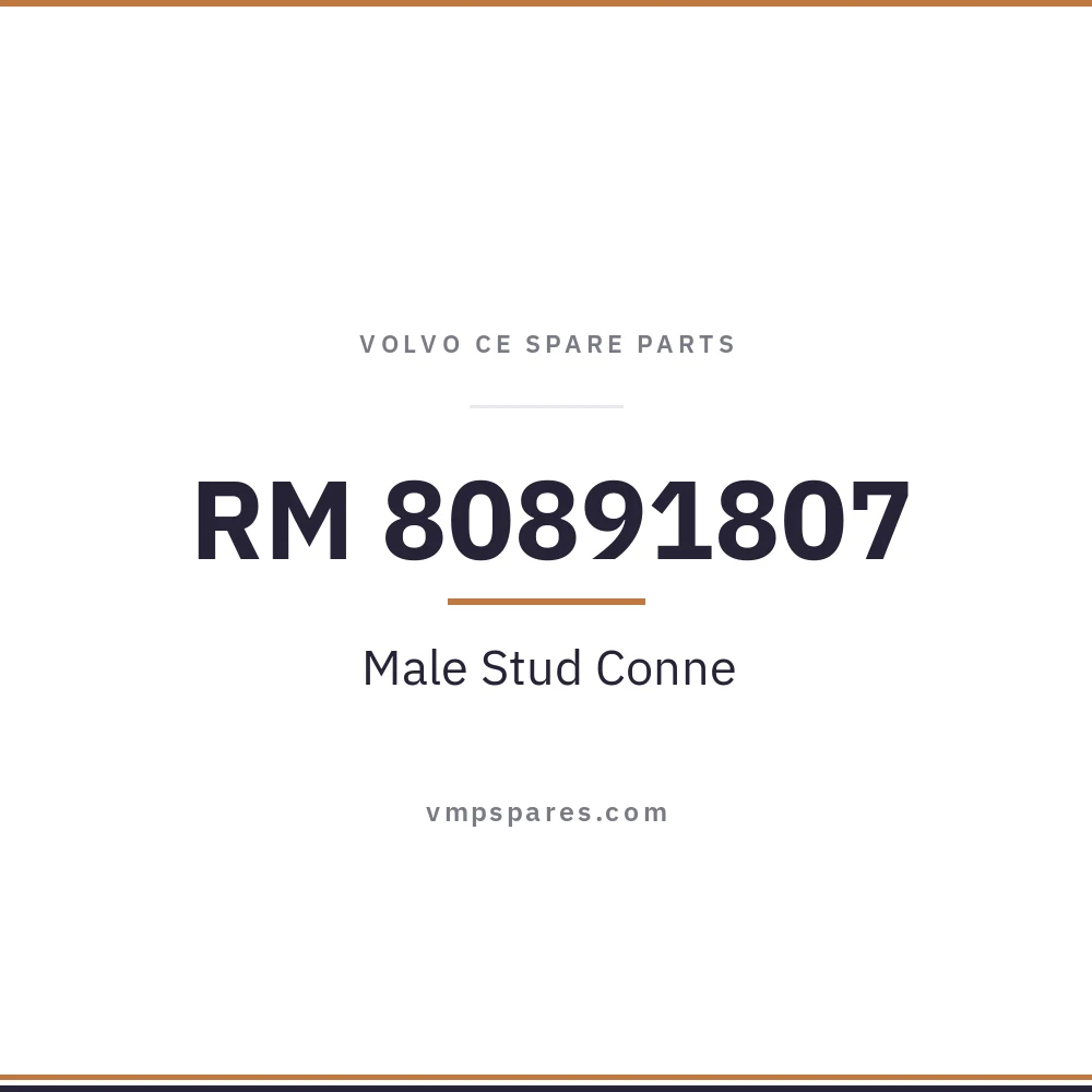 RM 80891807 – Male Stud Conne