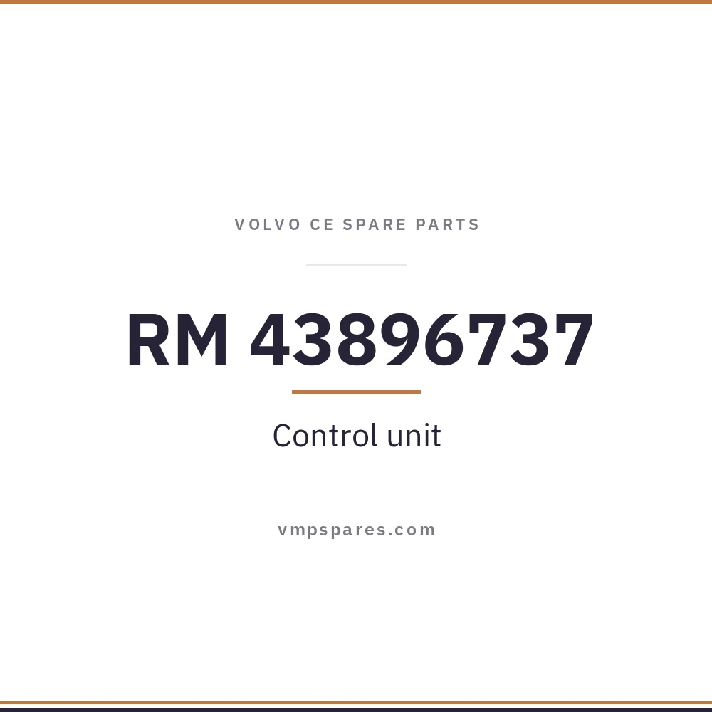 RM 43896737 – Control unit
