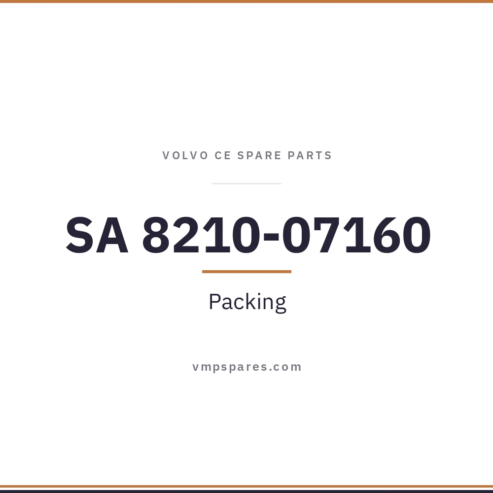 SA 8210-07160 – Packing