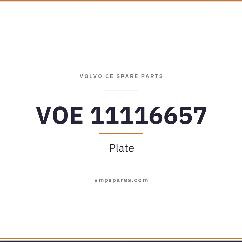 VOE 11116657 – Plate