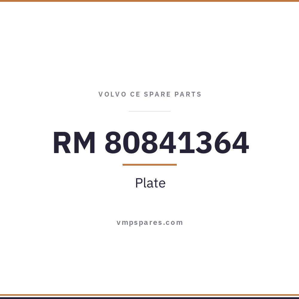 RM 80841364 – Plate